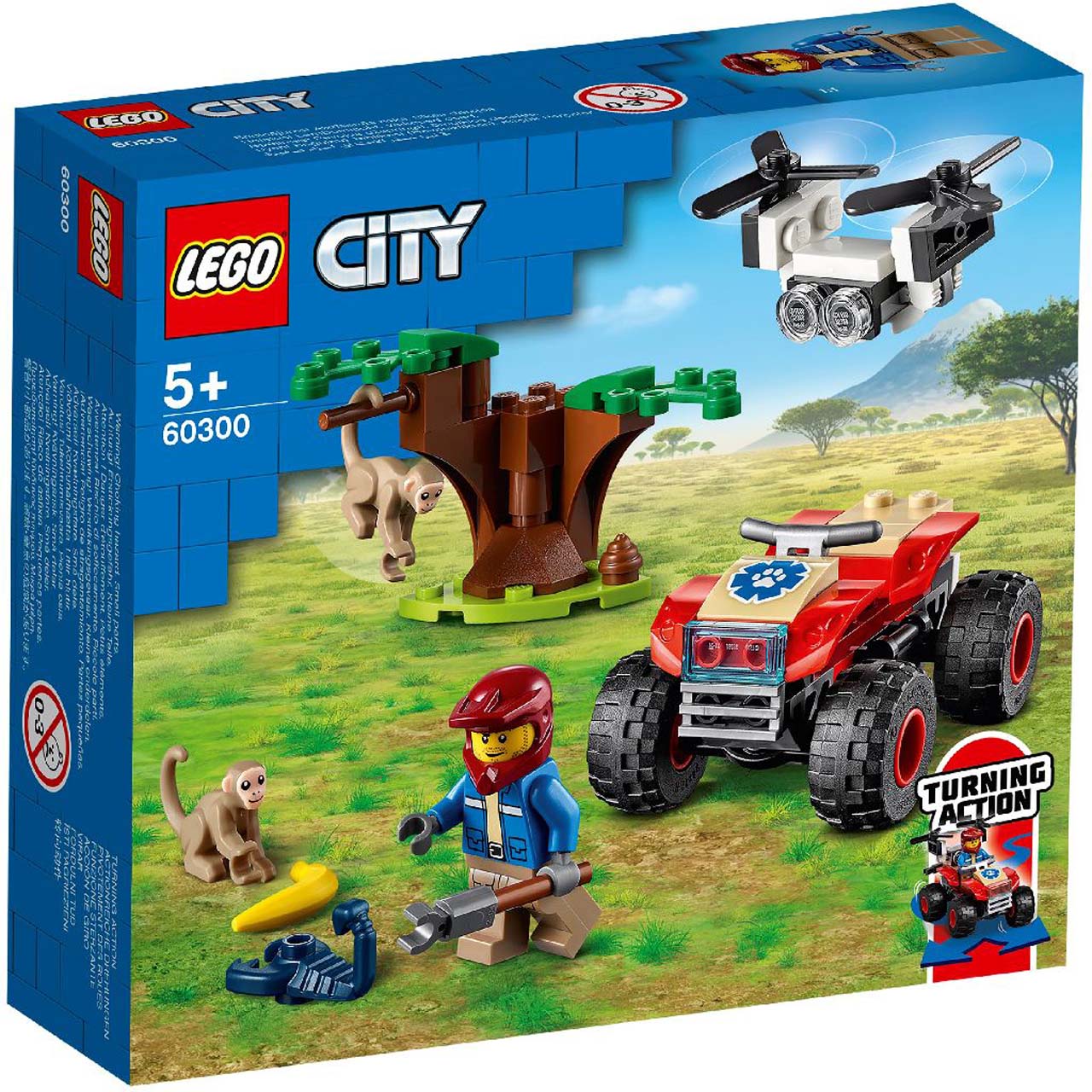 Le quad de sauvetage des animaux sauvages lego City