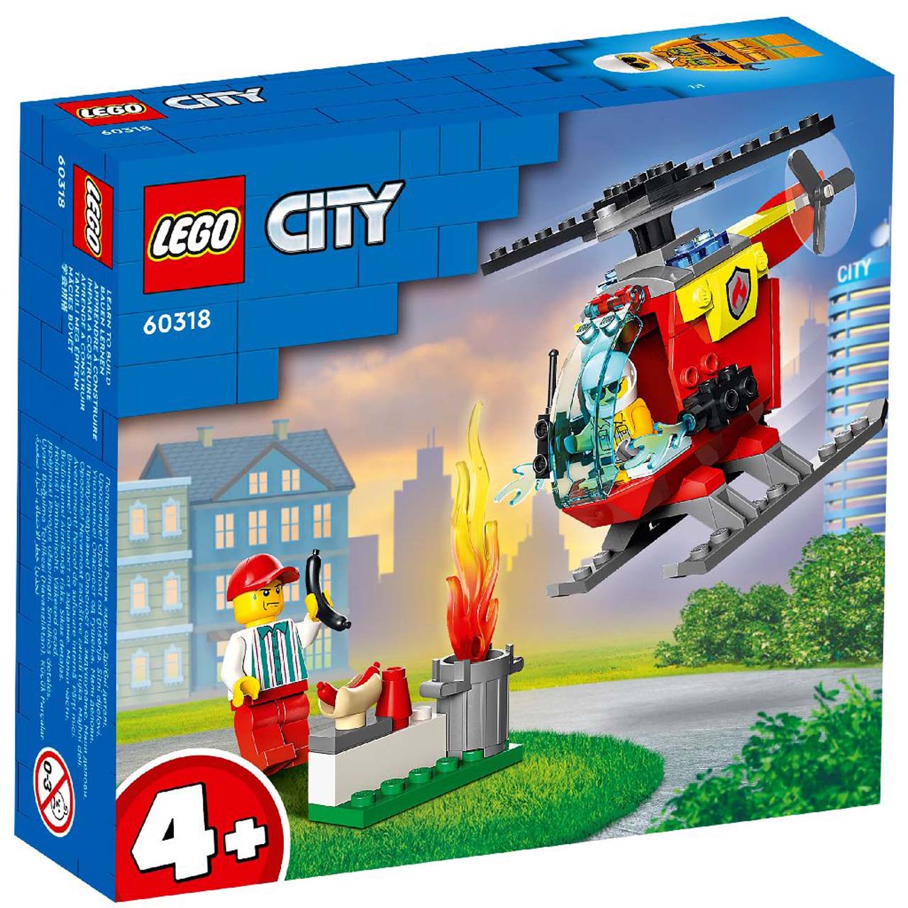 L'hélicoptère des pompiers lego City