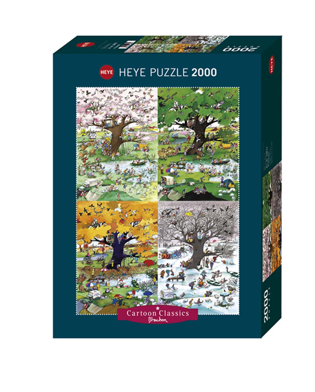 puzzle 4 Seasons Cartoon Classics