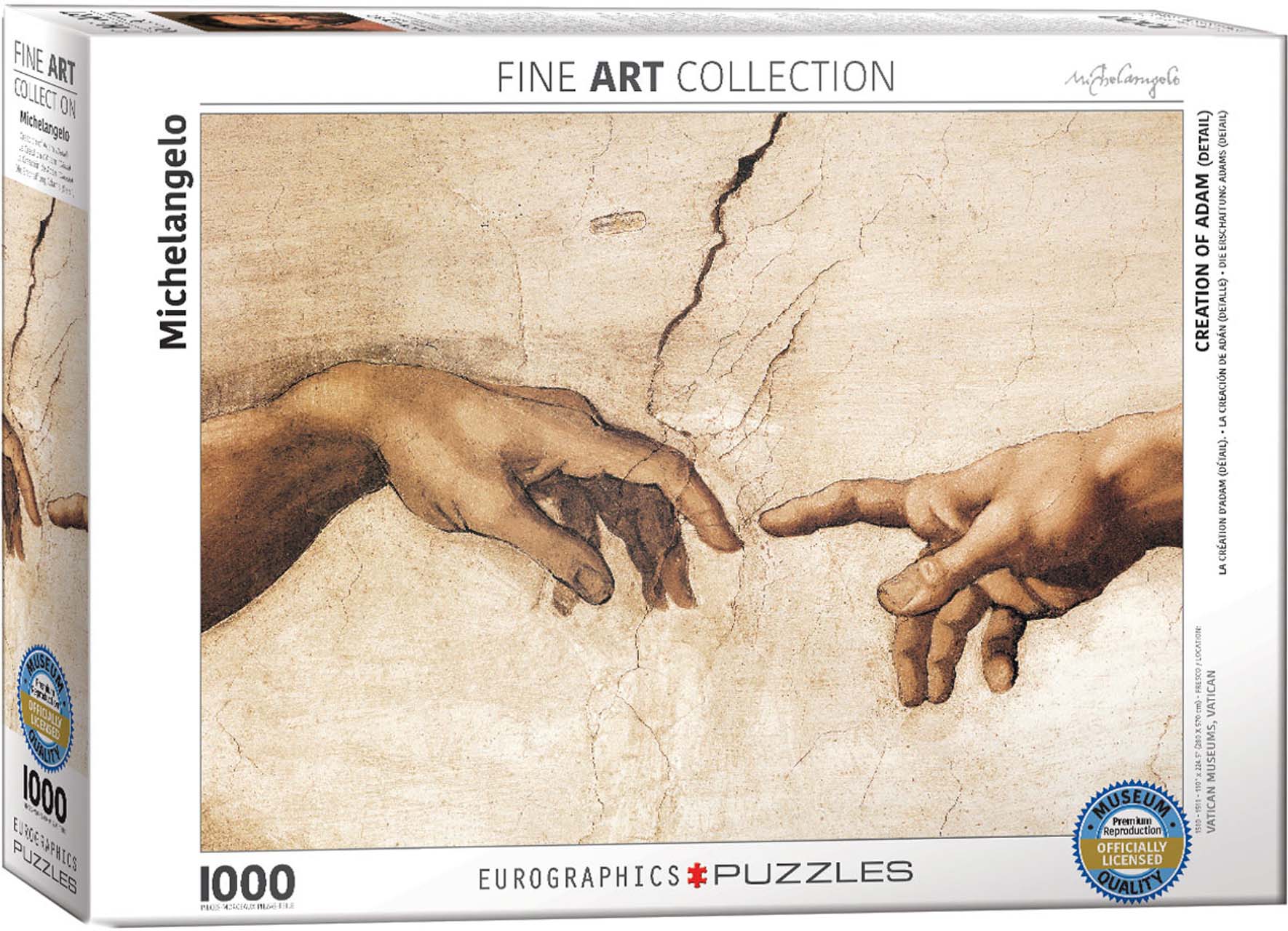 puzzle Création d'Adam Michelangelo