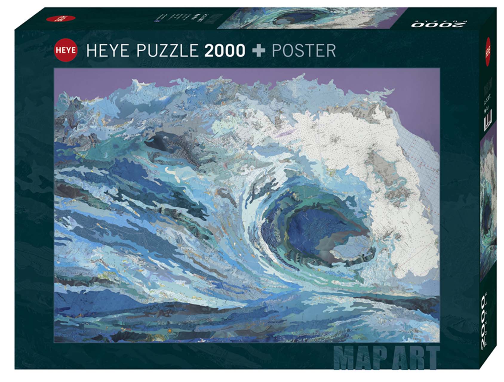 puzzle Wave Map Art