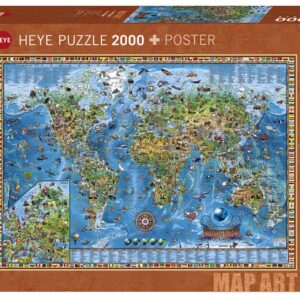 puzzle Amazing World Map Art