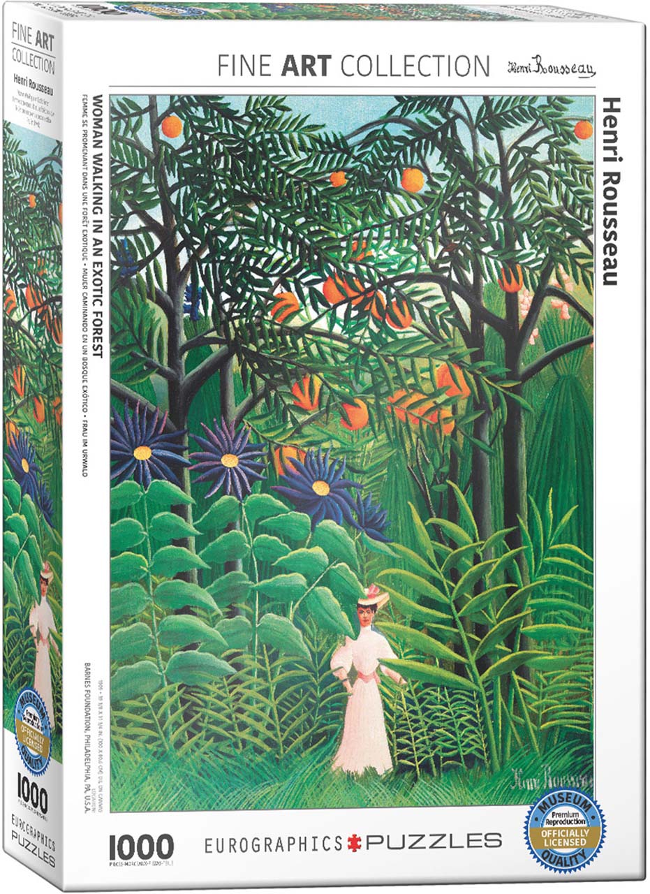 Henri Rousseau Woman in an Exotic Forest puzzle