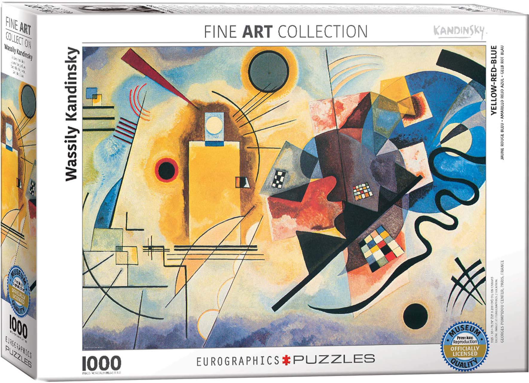 puzzle Kandinsky Jaune Rouge Bleu