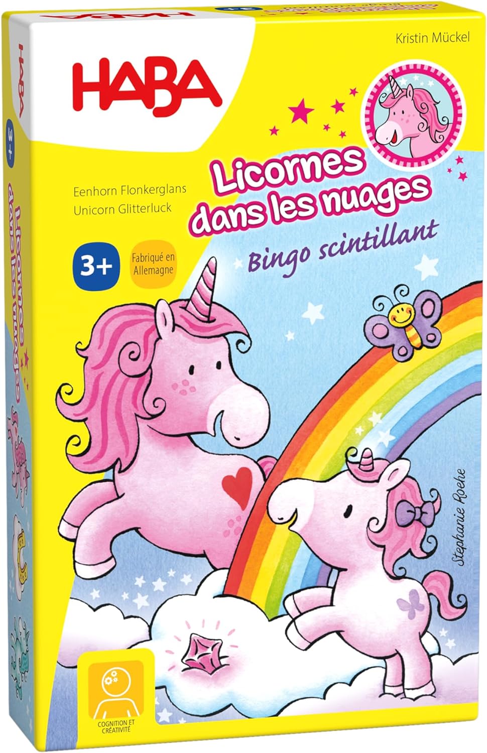 Licornes dans les nuages Bingo Scintillant