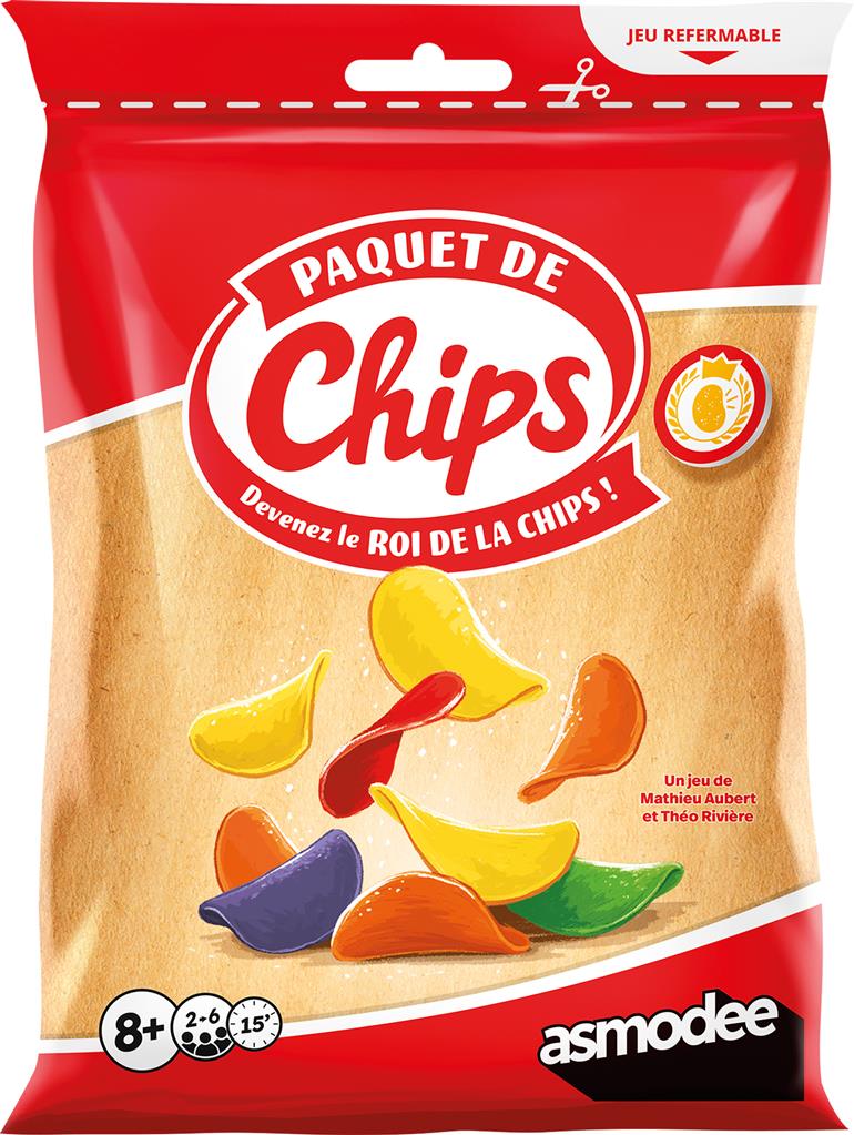Paquet de chips jeu de societe