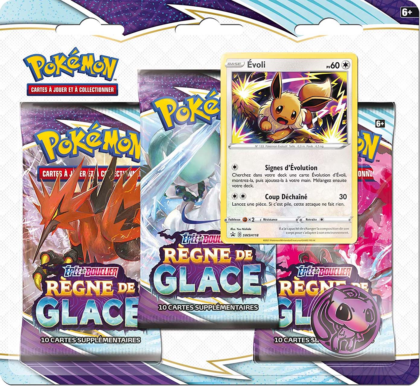 Pokémon 3 boosters Règne de Glace