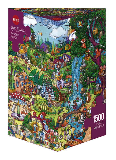 Wonderwoods puzzle triangular