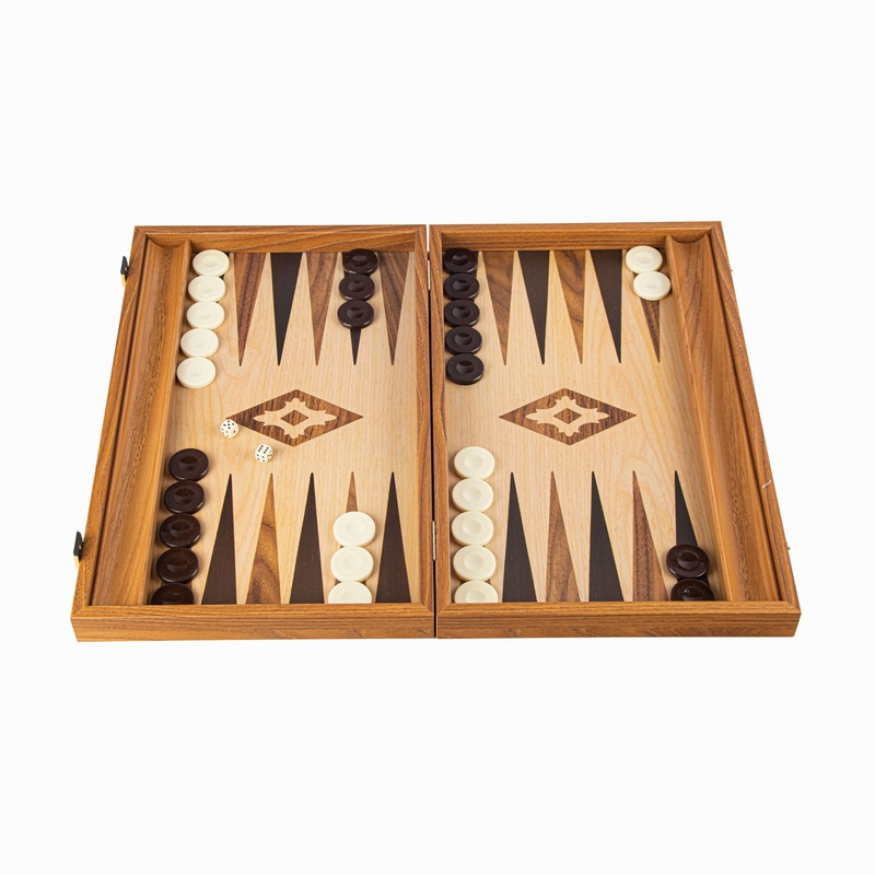 Backgammon 48cm Noyer