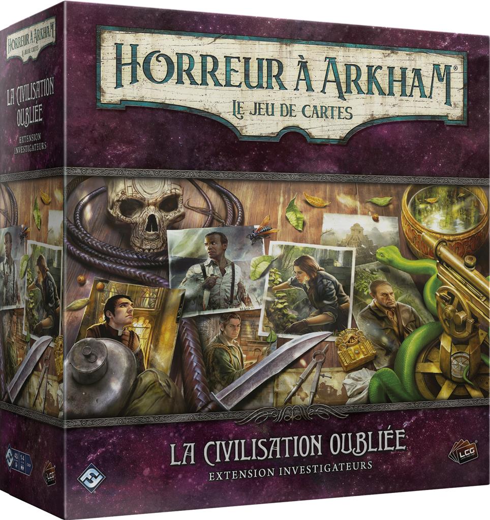 Arkham JCE Civilisation Oubliée Investigateurs