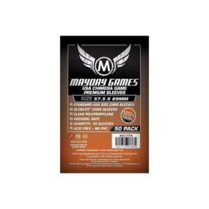 Paquet de 50 Sleeves Mayday 57,5x89mm Chimera Premium