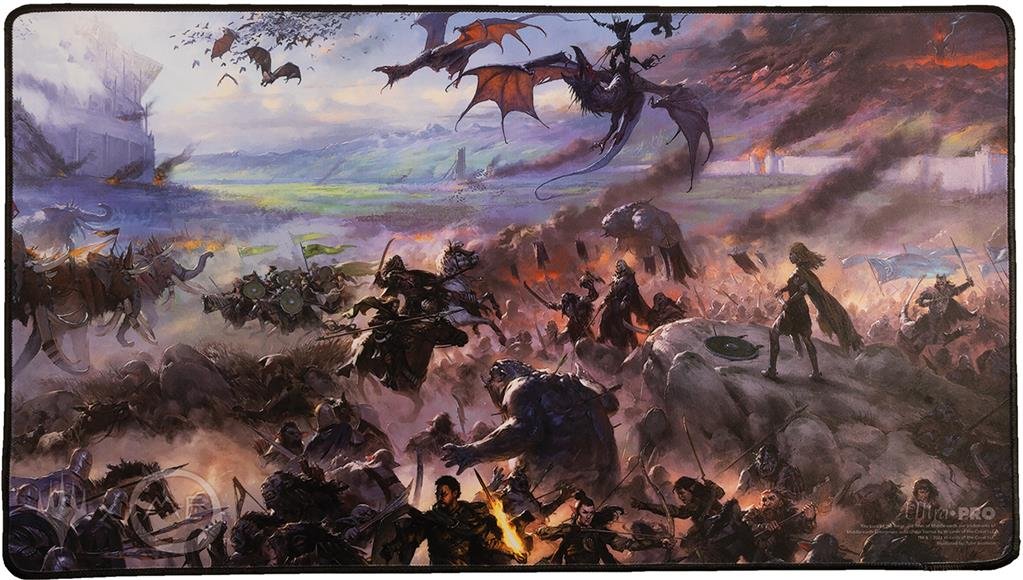 MTG : Lord of the Rings War Scene Stitched Playmat