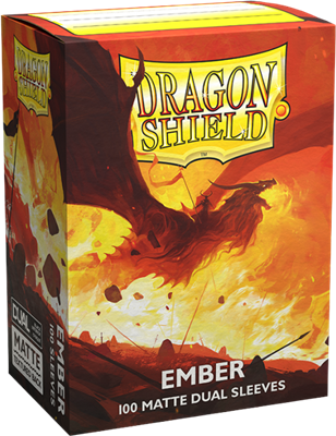 100 Dragon Shield Dual Matte - Ember