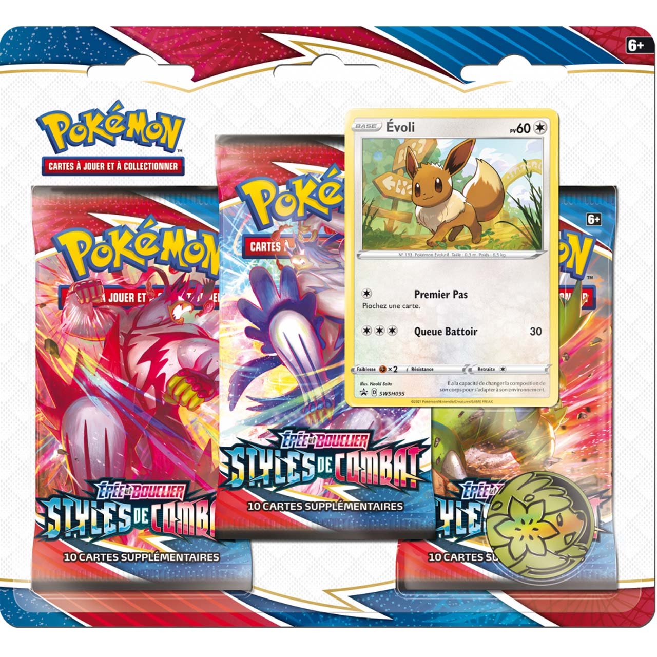 Pokémon Pack 3 boosters Styles de Combat