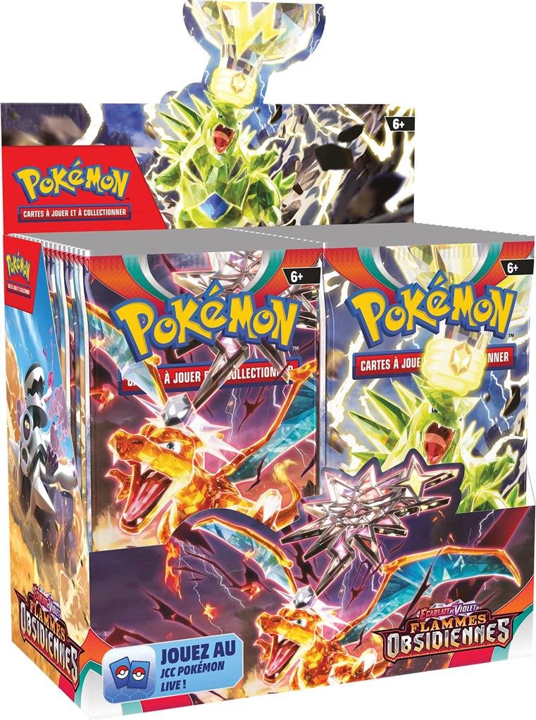 Pokémon Display 36 Booster Flammes Obsidiennes