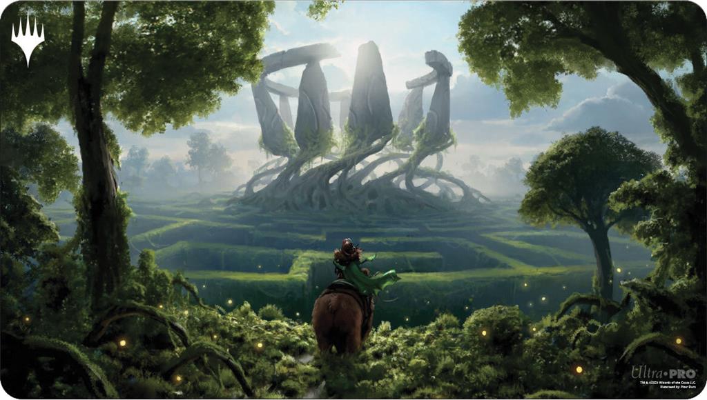 Magic The Gathering : Wilds of Eldraine Playmat Green