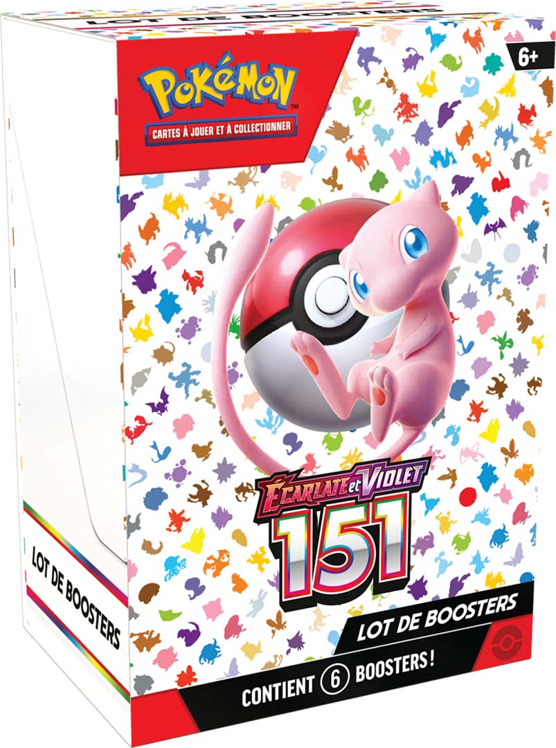 Pokémon EV3.5 : Bundle de 6 Boosters Pokémon 151