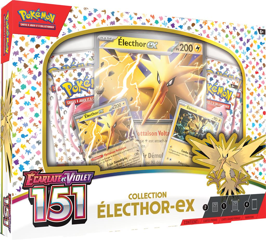 Pokémon EV3.5 : Coffret Électhor-EX Pokémon 151