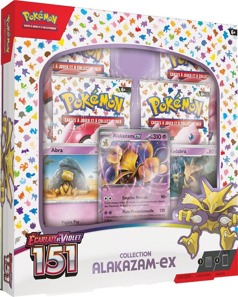 Pokémon EV3.5 : Coffret Alakazam-ex Pokémon 151