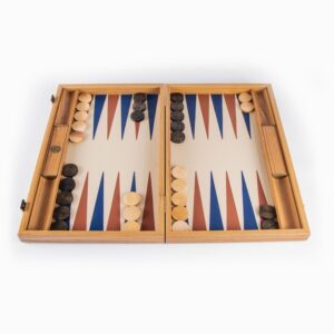 Backgammon 30cm Cuir Synthetique