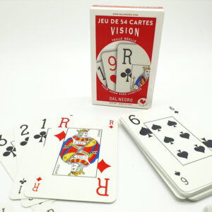 Jeu de 54 cartes Vision 330g