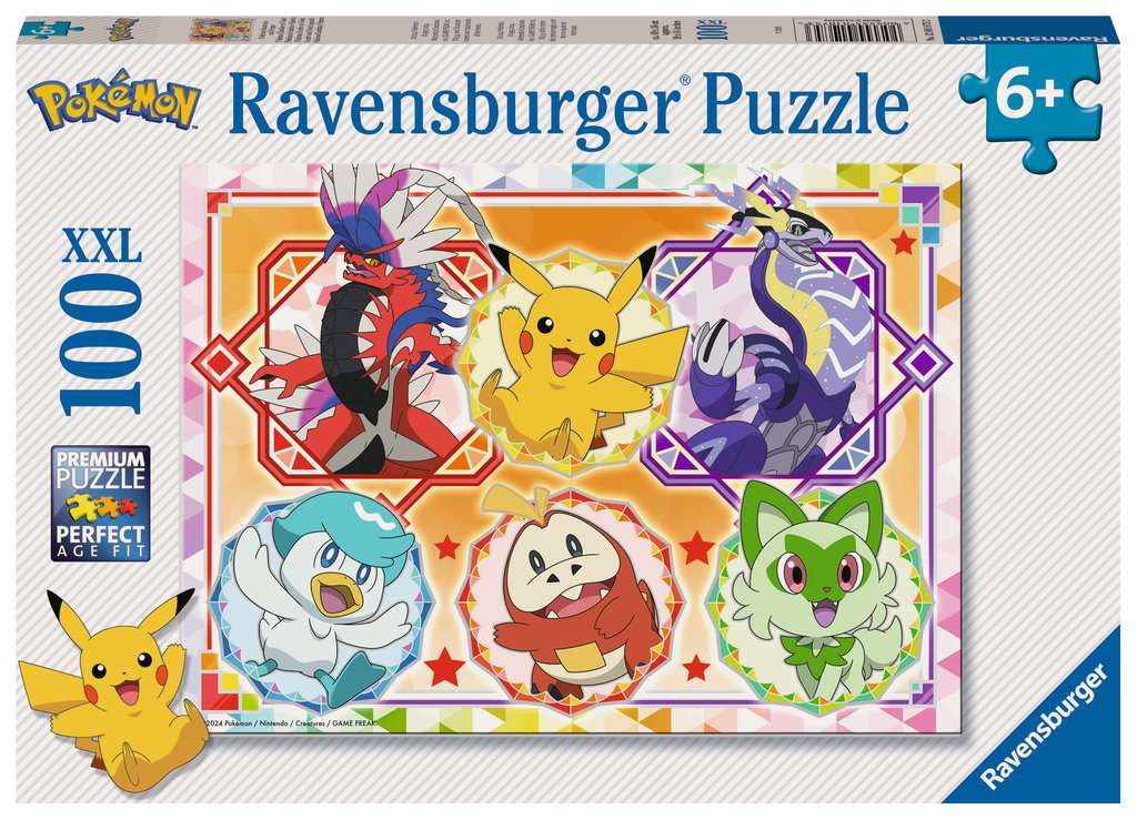 Ravensburger Puzzle - Pokémon Écarlate et Violet 100pcs