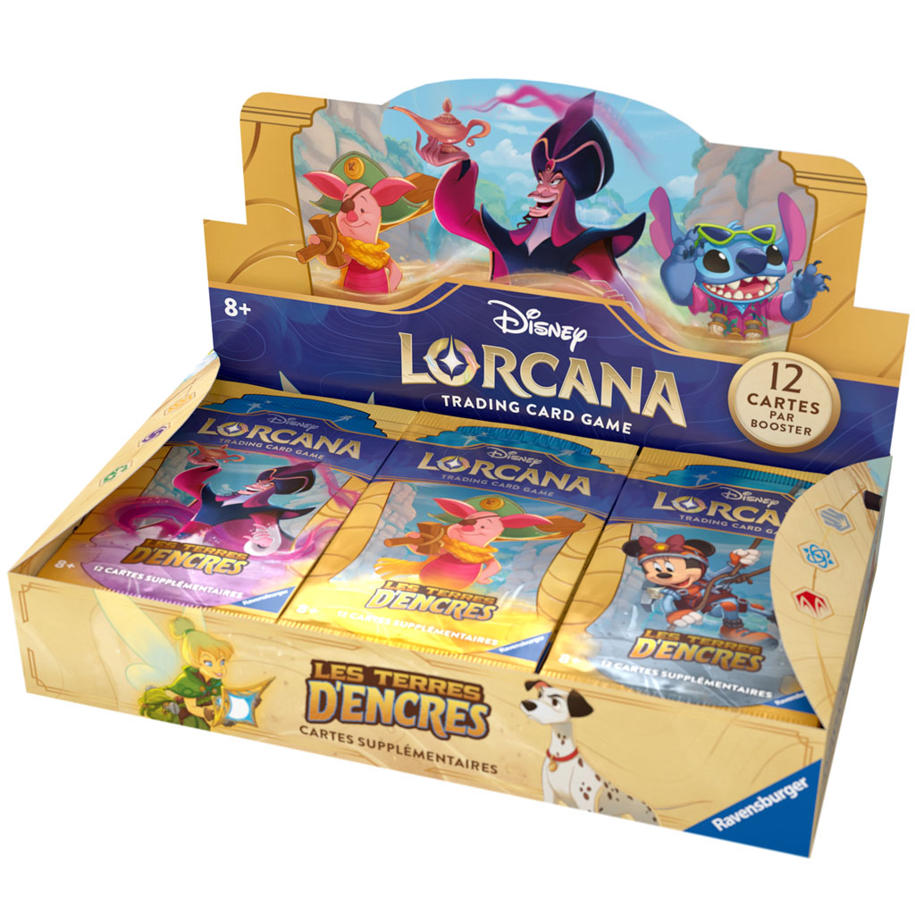 Disney Lorcana set3: Display 24 Boosters "Les Terres d'Encres"