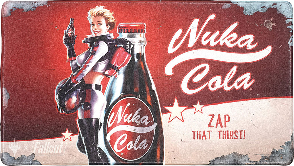 MTG : Fallout Nuka Cola Holofoil Playmat Z