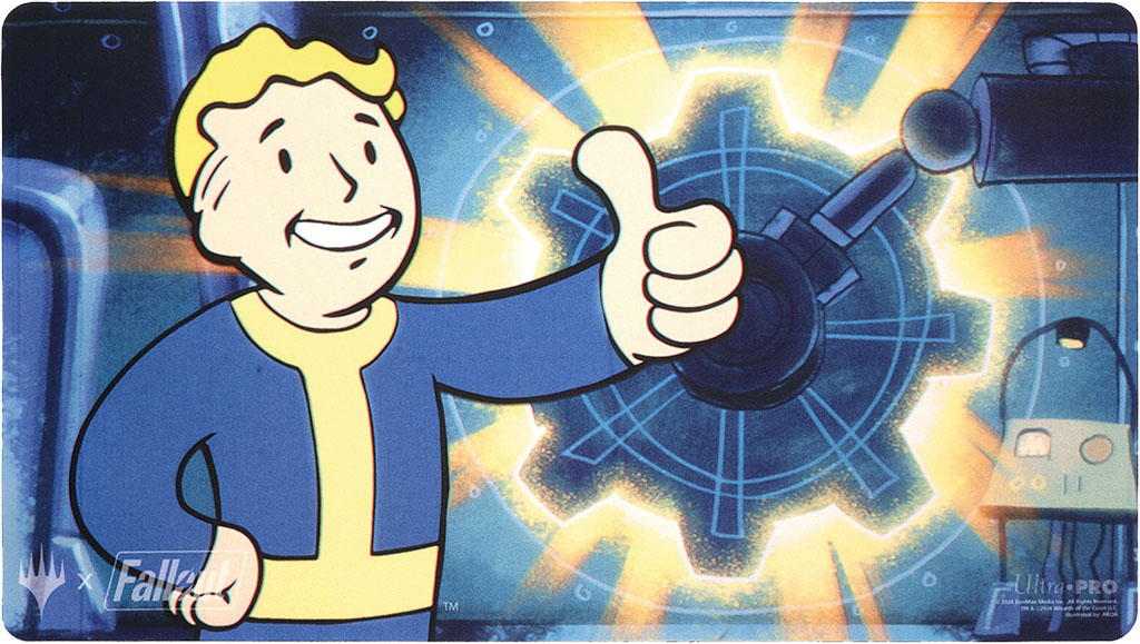 MTG : Fallout Vault Boy Playmat V1