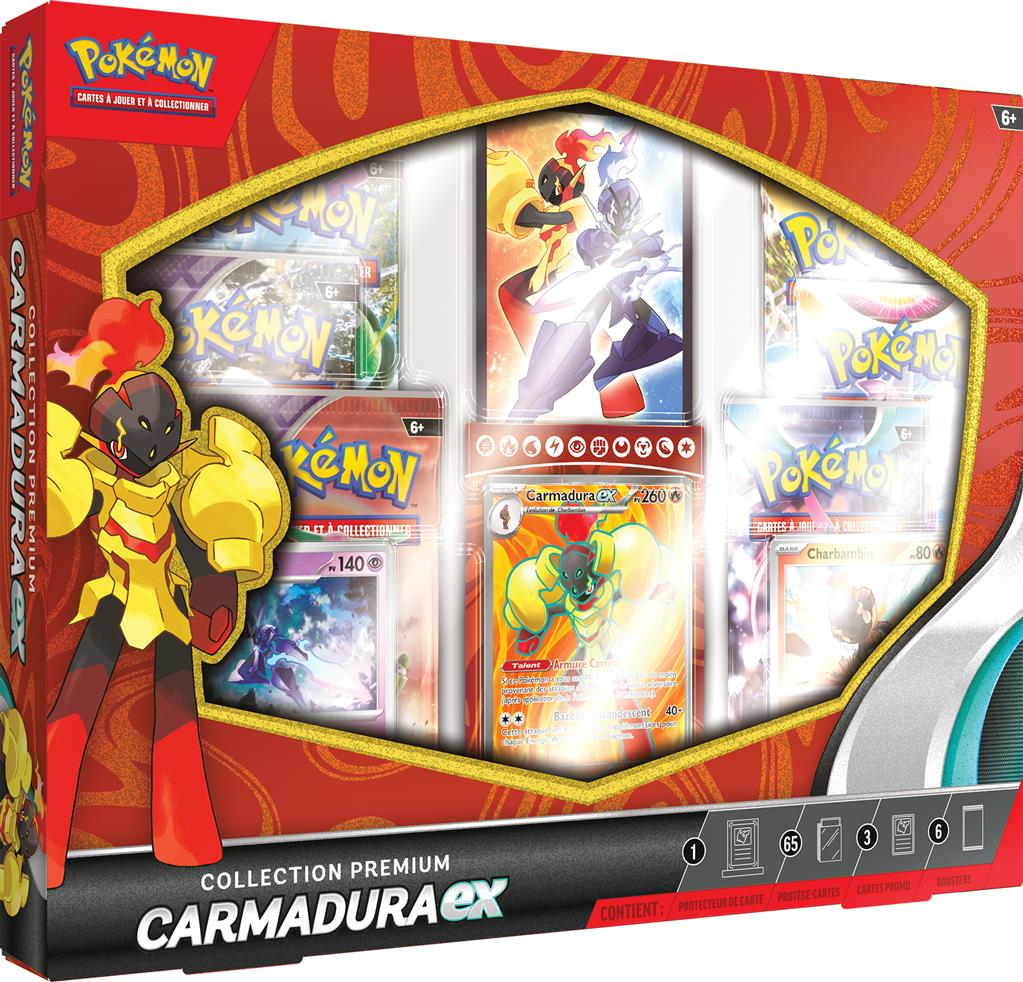 Pokemon Coffret Premium - 6 boosters Carmadura EX
