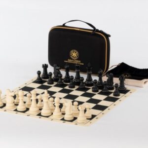 Jeu d'echecs 38cm de voyage (tapis silicone)