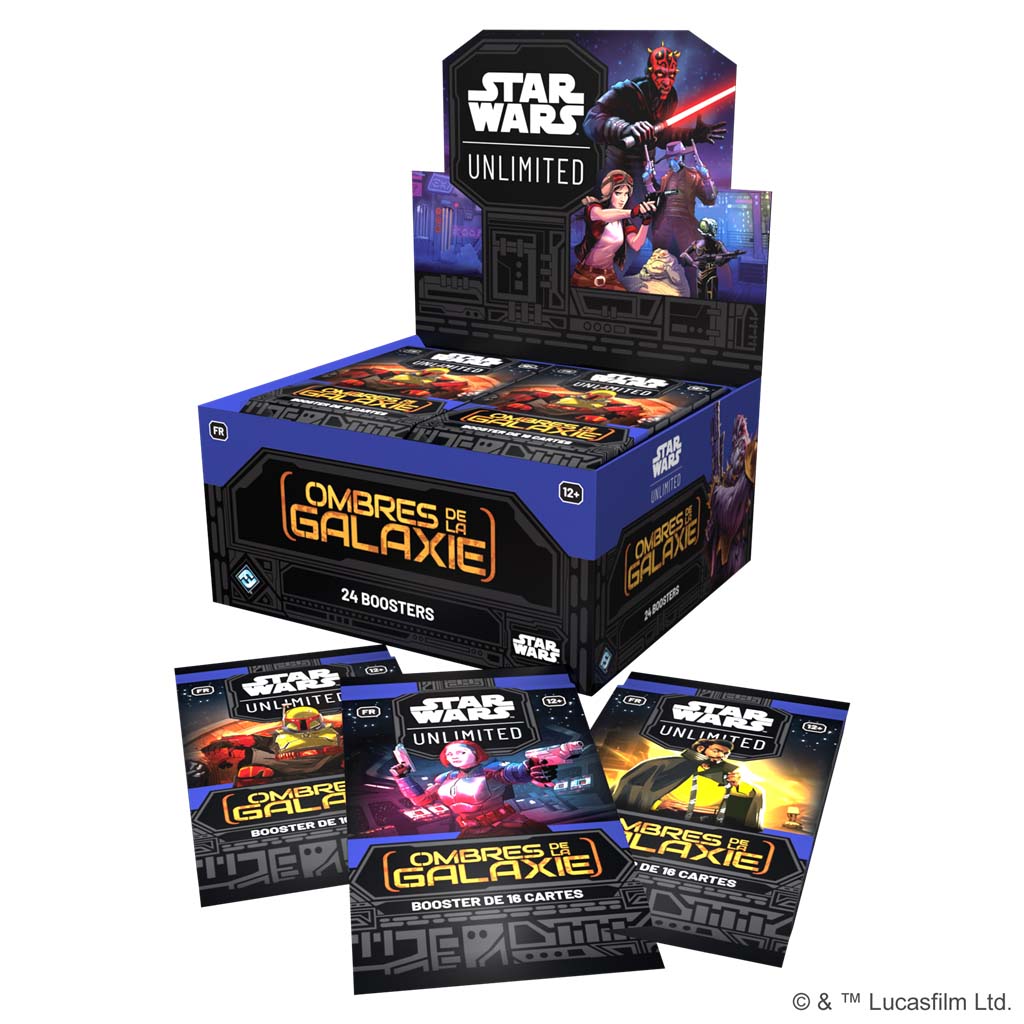 Star Wars Unlimited : Ombres de la galaxie Display 24 boosters