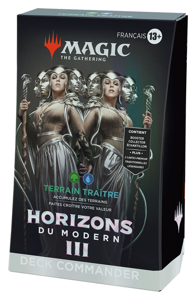 Magic The Gathering : Horizons du Modern 3 Commander "Terrain traître"