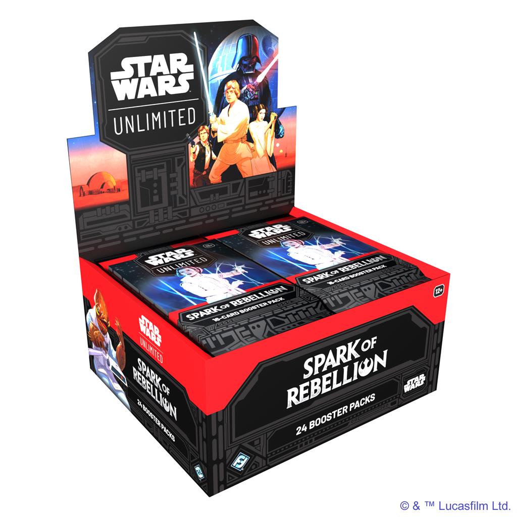 Star Wars Unlimited : Spark of Rebellion Display 24 boosters ANGLAIS