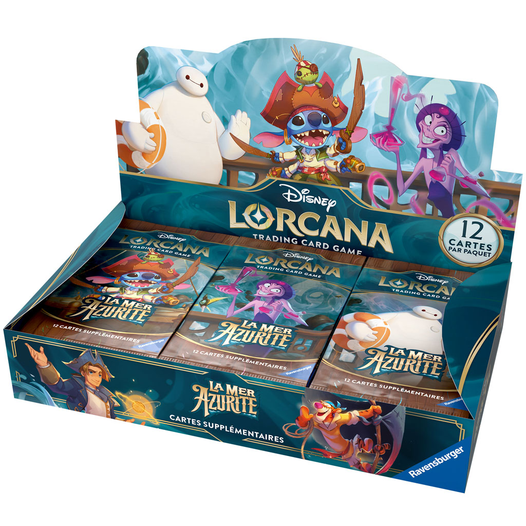 Disney Lorcana set6: Display 24 Boosters "la Mer Azurite"