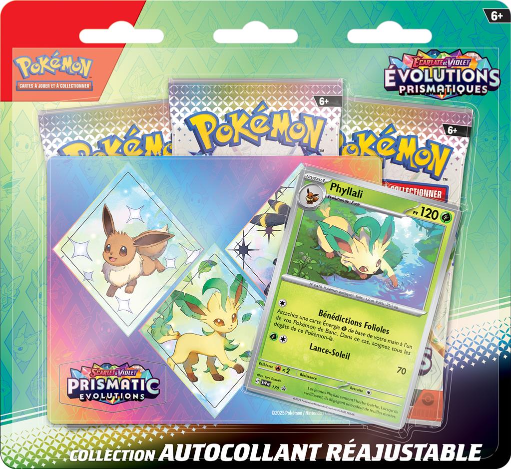 Pokémon EV8.5 : Pack 3 boosters Tech "Evolutions Prismatiques"