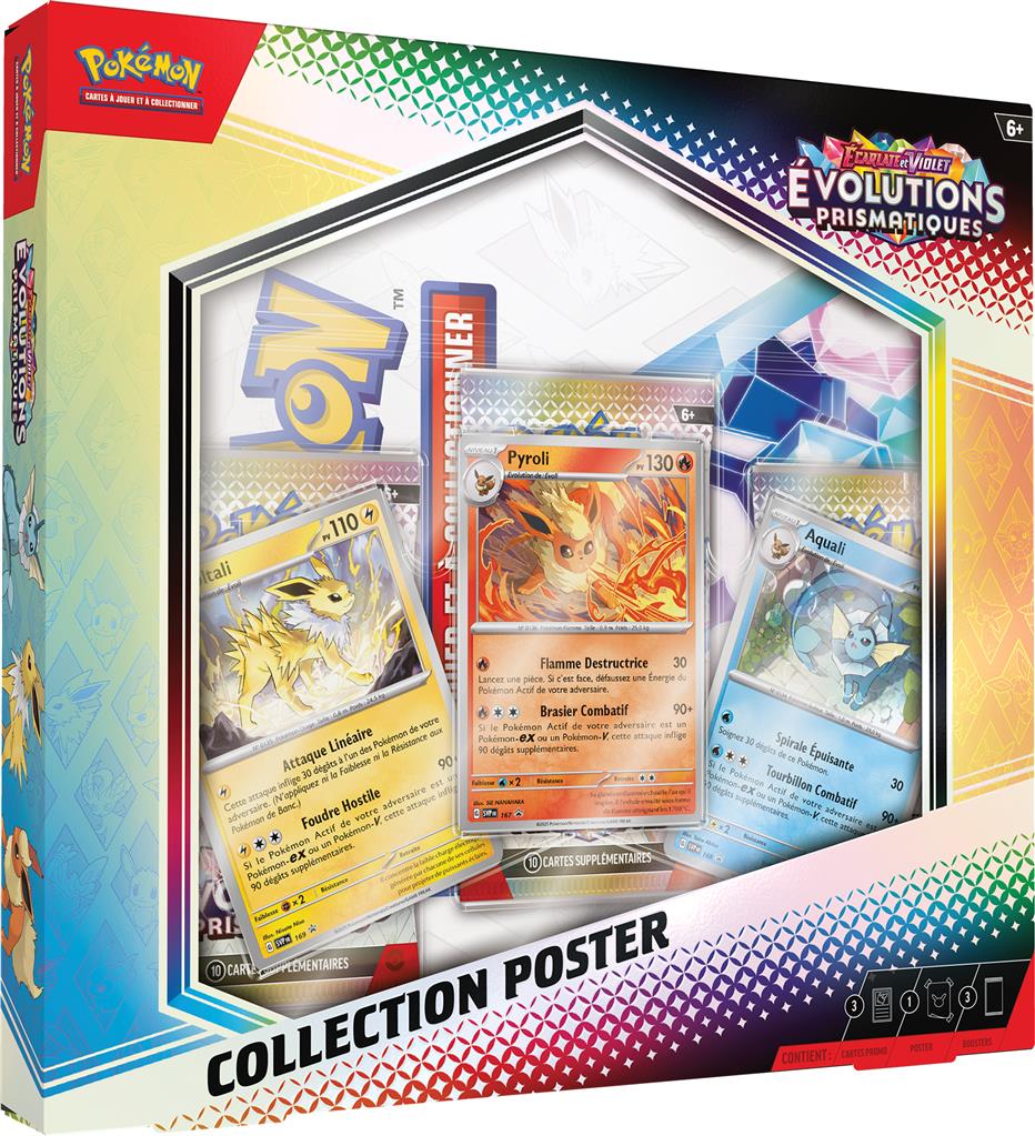 Pokémon EV8.5 : Coffret Poster Evolutions Prismatiques