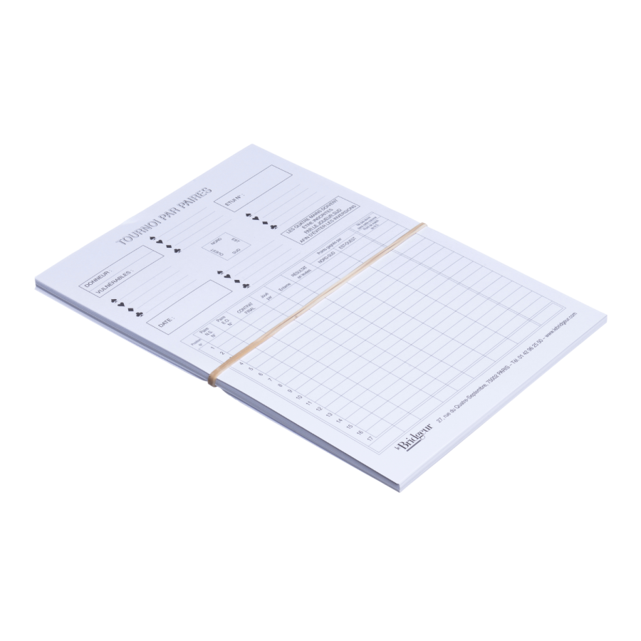 50 Feuilles de marque par Paires
