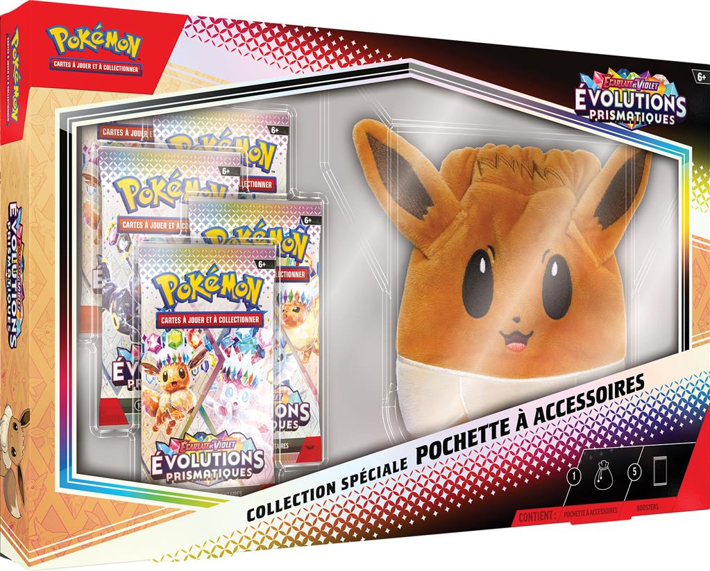 Pokémon EV8.5 : Collection Spéciale Pochette à Accessoires "Evolutions Prismatiques"