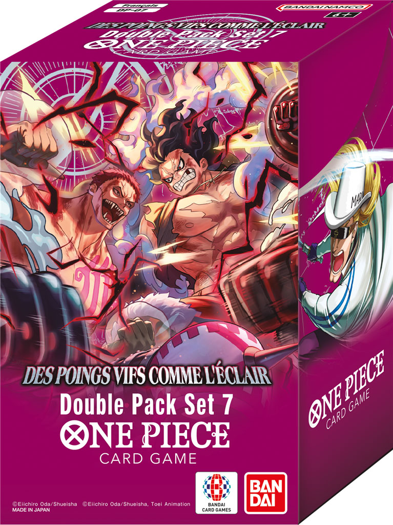 One Piece : OP11 Des poings vifs comme l'éclair Booster Double Pack FR