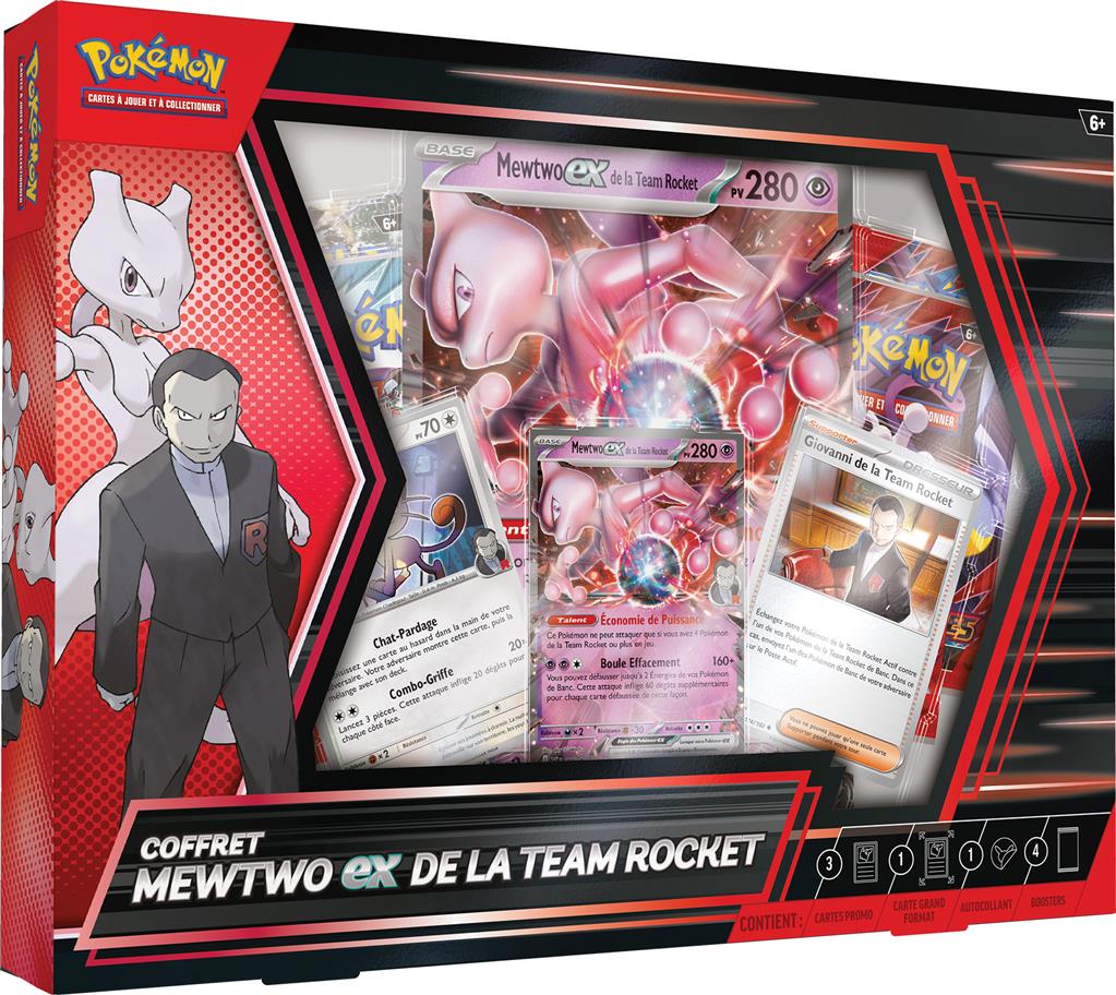 Pokémon : Coffret Mewtwo-EX de la Team Rocket