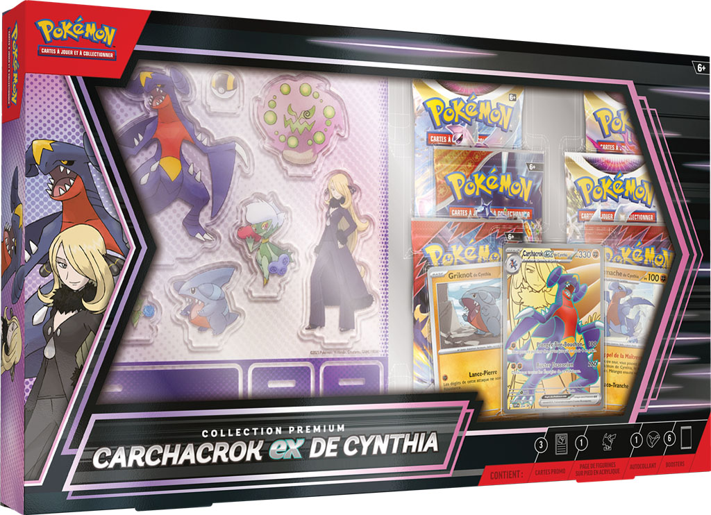 Pokémon - Coffret Premium Carchacrok-EX de Cynthia