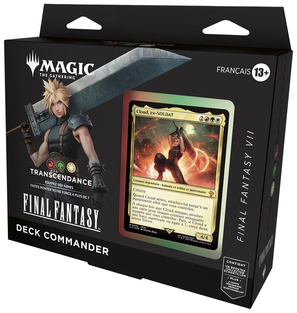 Magic The Gathering : Final Fantasy Commander "Transcendance" Cloud