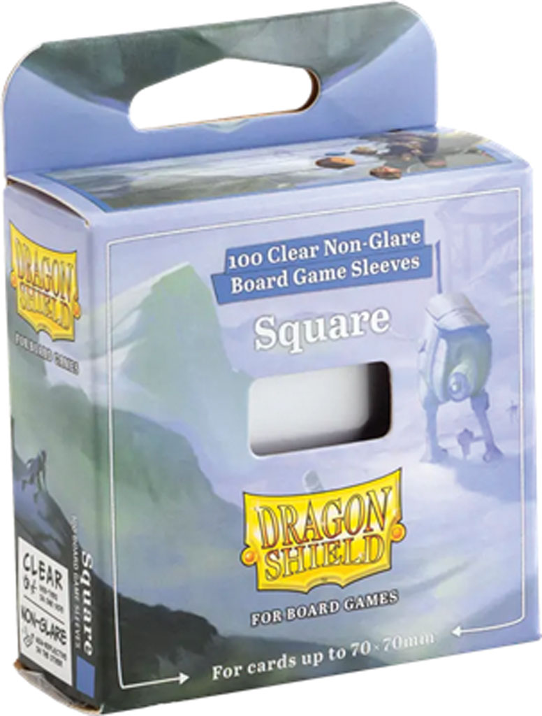 Dragon Shield Board Game Sleeves Clear - Square 70x70