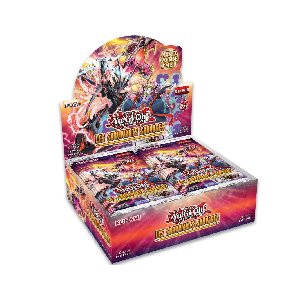 Yu-Gi-Oh! - Display 24 Booster Les Survivants Sauvages
