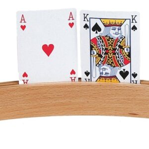 Porte cartes bois 35cm
