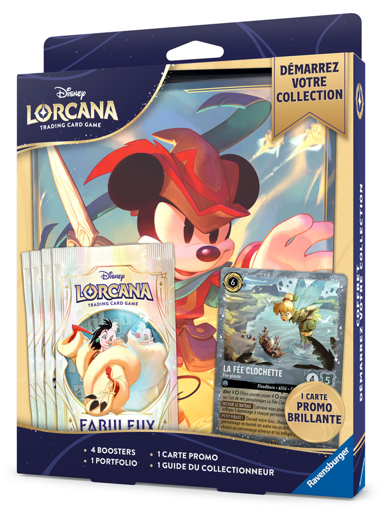 Disney Lorcana set9: Coffret 4 Boosters + Portfolio "Fabuleux"