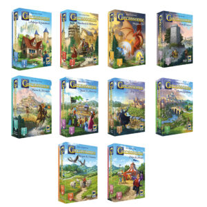 Pack des 10 Extensions Carcassonne