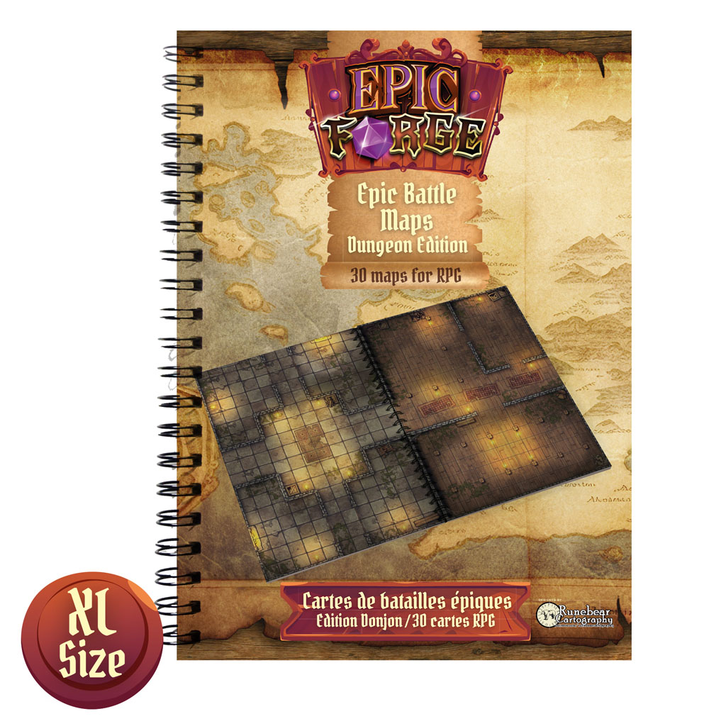 Livre Plateau de Jeu : Donjons (305x420 mm)