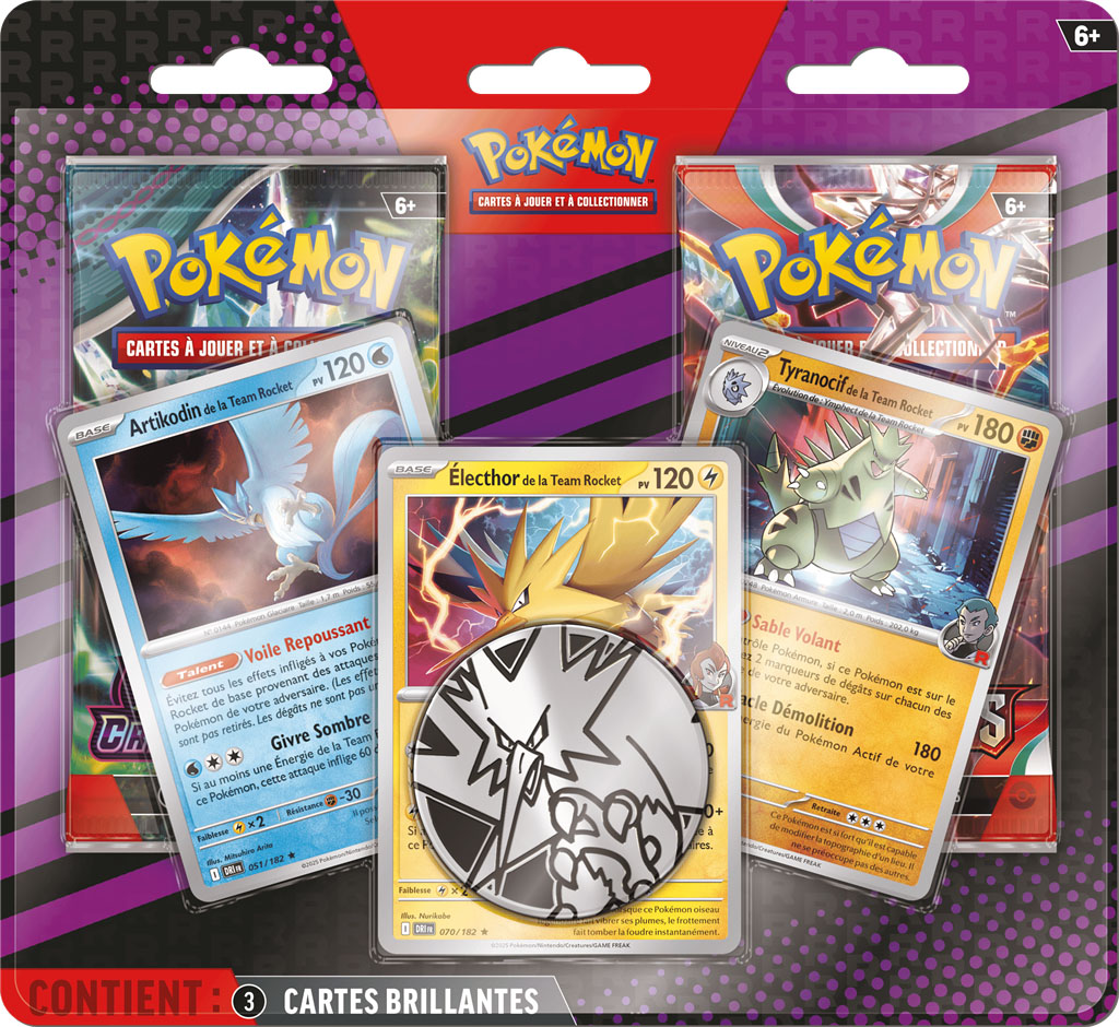 Pokémon : Pack 2 boosters Octobre 2025